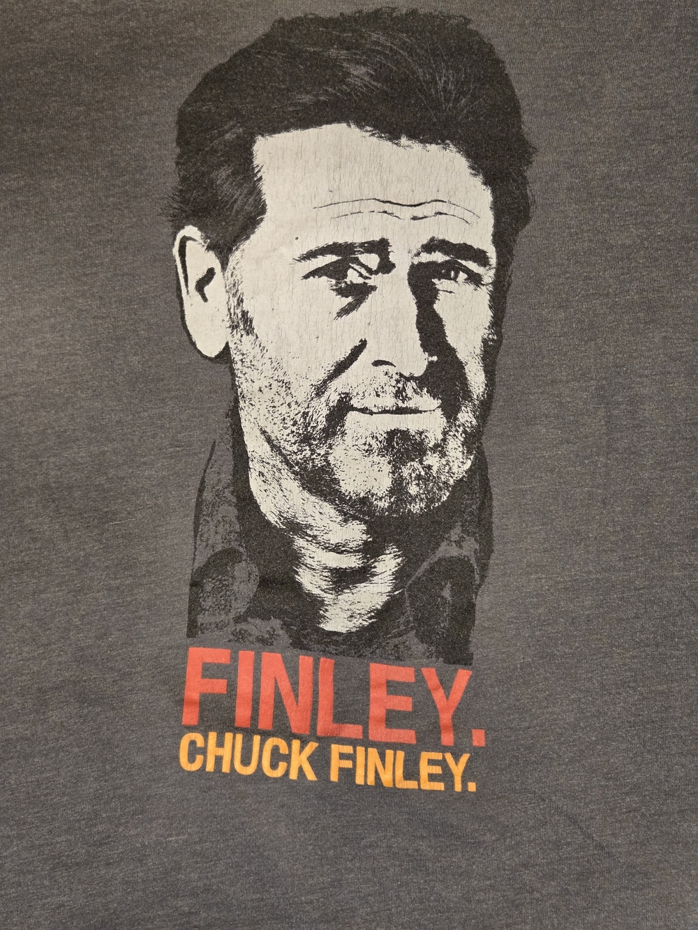 2010 Comic Con Exclusive Burn Notice Chuck Finley Tee - SDCC - Bruce Campbell XL
